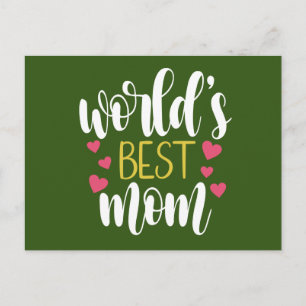 El mejor día del mundo para las madres   Postal