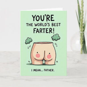 El Mejor Emisor de Pedos del Mundo Tarjeta Diverti