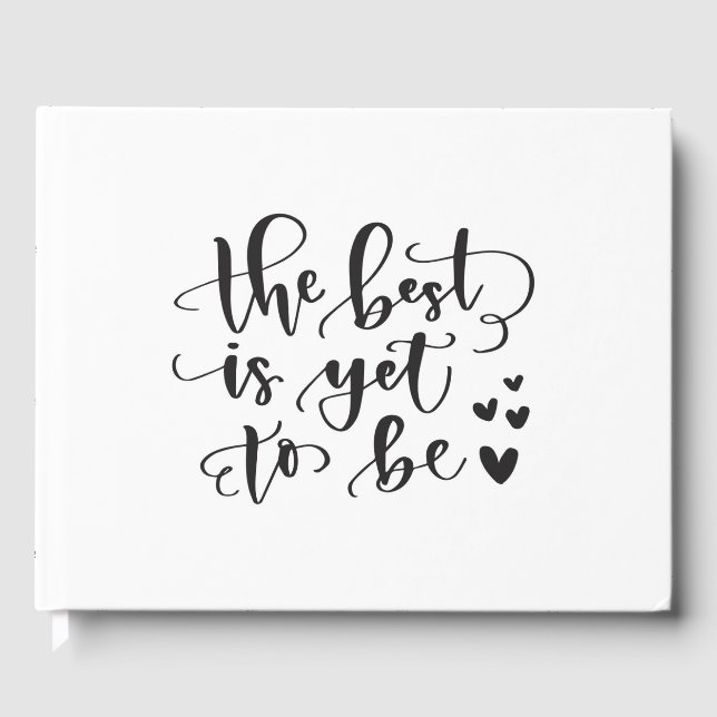 El Mejor Está Por Llegar Libro de Invitados (Anverso)