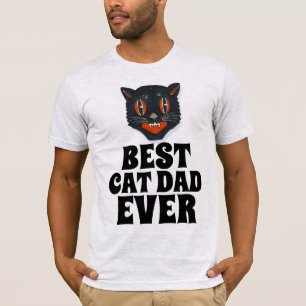 EL MEJOR GATO PAPÁ EN LAS Camisetas DE LOS HOMBRES