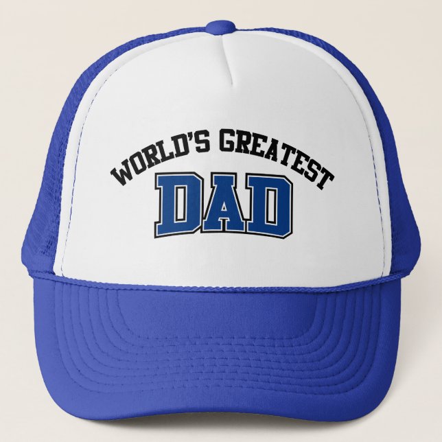 El mejor Gorra de papá del mundo azul (Anverso)