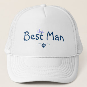 El mejor gorra del hombre de la trenza azul