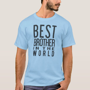 El mejor hermano en la camiseta del mundo