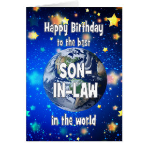 El mejor hijo en derecho en el cumpleaños mundial