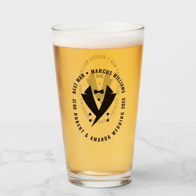 El mejor hombre elegante Boda de Tuxedo (Anverso (lleno))