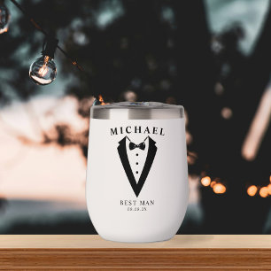 El mejor hombre personalizado del boda Tuxedo