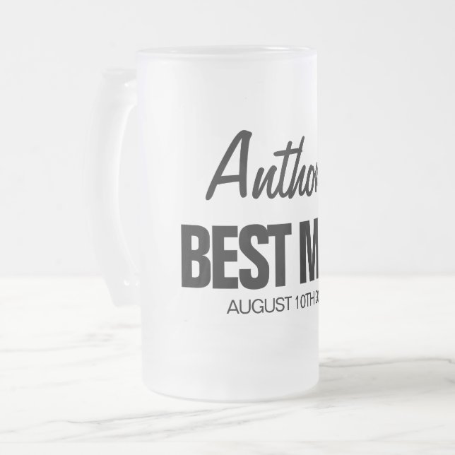 El mejor hombre regalo personalizado de la taza de (Anverso izquierdo)