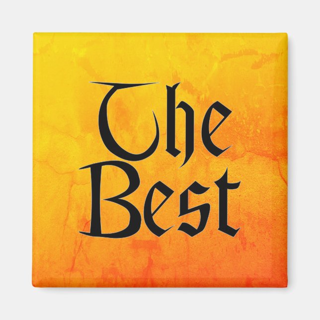 El mejor imán cuadrado (Frente)