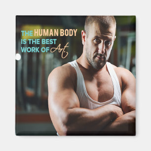 El Mejor Imán de Nevera Motivacional de Arte de Tr