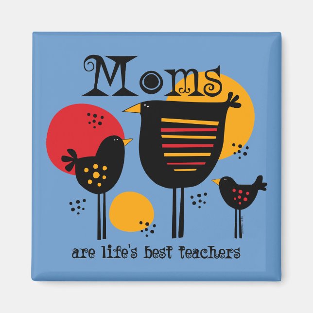 El mejor imán para profesores de Mamá Vida (Frente)
