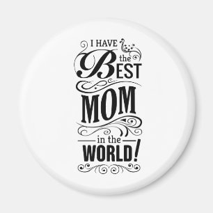 El Mejor Imán Tipográfico de Mamá en el Mundo
