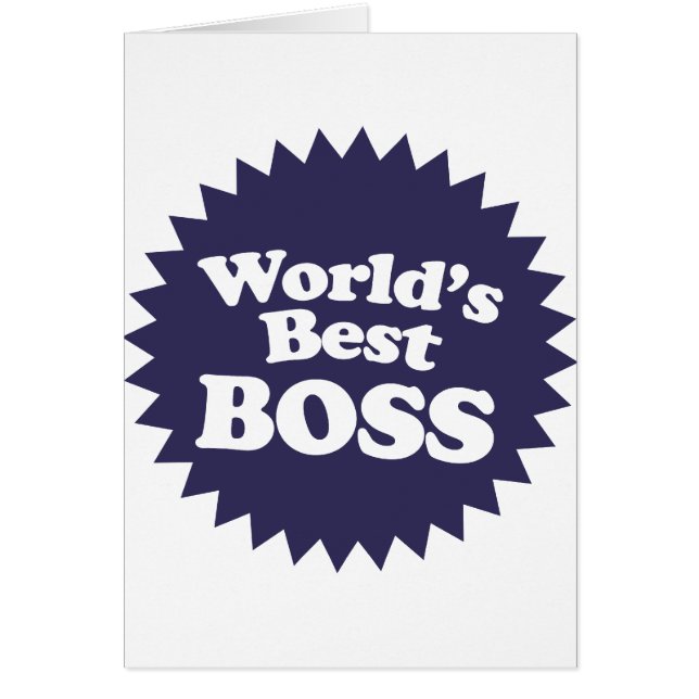 El mejor jefe del mundo (Frente)