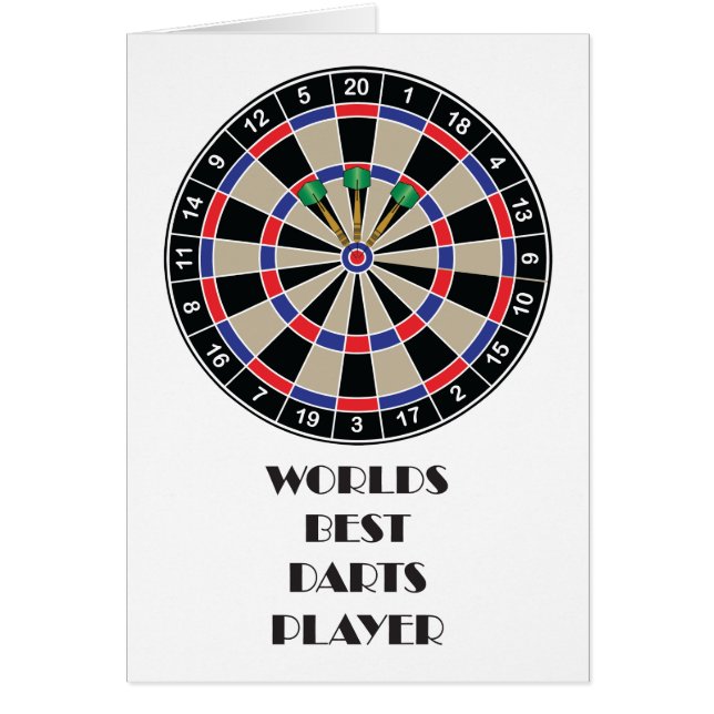 El mejor jugador de dardos de los mundos (Frente)