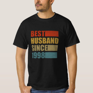 El mejor marido desde 1998 regalo para la camiseta