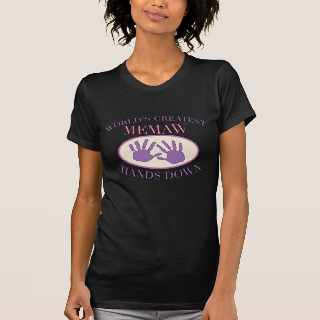 El mejor Memaw impone la camiseta (Anverso)