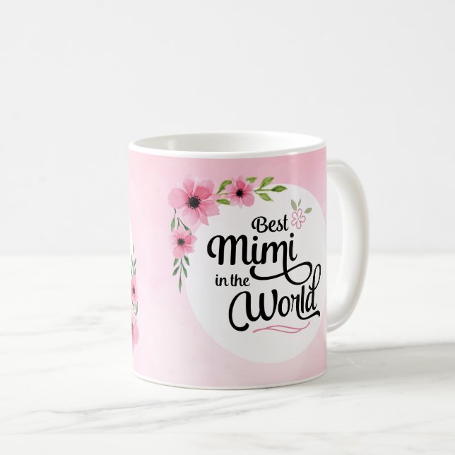 El mejor Mimi en la taza de la flor del mundo (Anverso derecho)