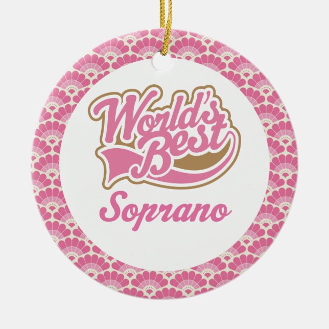 El mejor ornamento del regalo del soprano del (Frente)