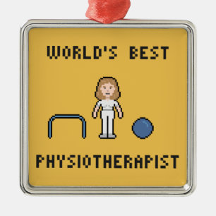 El mejor ornamento fisioterapeuta del mundo de 8 b