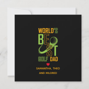 El mejor papá de golf del mundo Regalos de papá