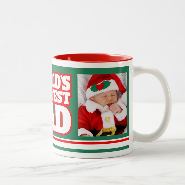 El mejor papá del mundo agrega tu taza de fotos (Derecha)