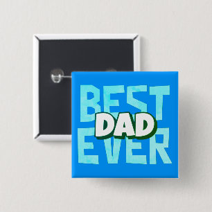 El Mejor Papá del Mundo Botón del Día del Padre