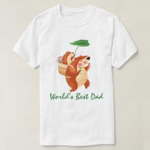 El mejor papá del mundo - Camiseta para oso y bebé