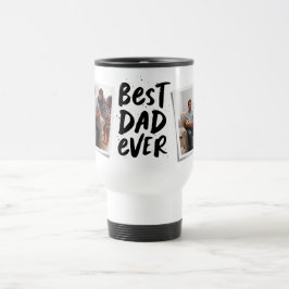 El mejor papá del mundo en dos fotos tazas moderna