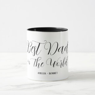 El mejor papá del mundo Taza de café Día del padre