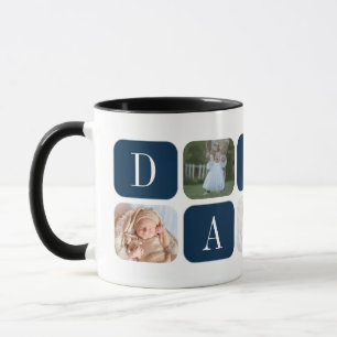 ¡El mejor papá del mundo! Taza personalizada con c