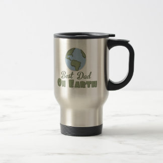 El mejor papá en la taza del viaje de la tierra