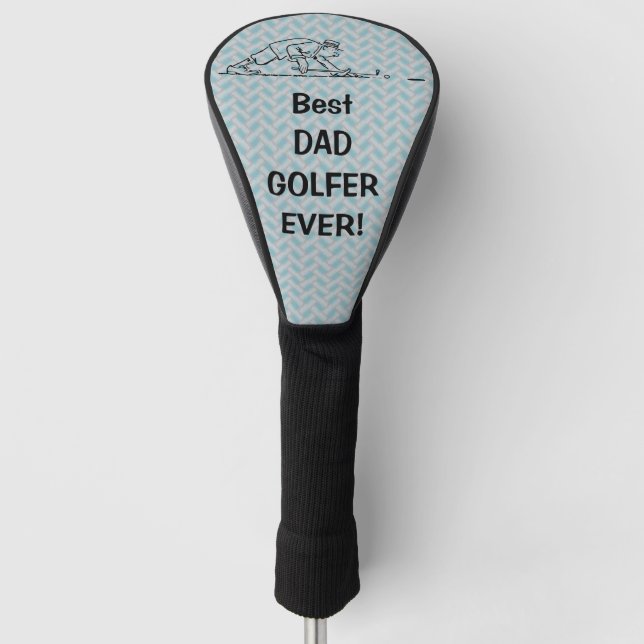 ¡El mejor papá Golfer de siempre! Funda para palos (Anverso)