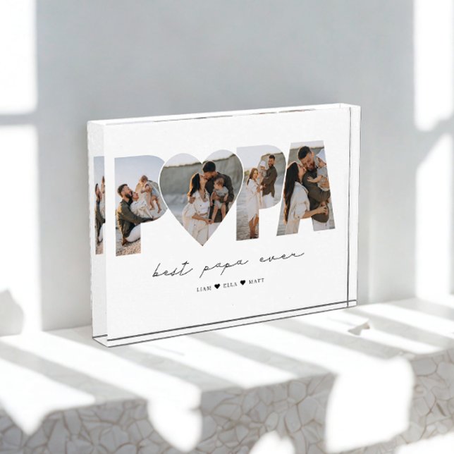 El mejor papá jamás 4 Collage de fotos para papá o (Subido por el creador)