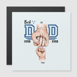 El mejor papá jamás Personalizado Fist Bump - Un n