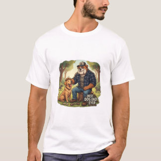 El Mejor Papá Perro del Mundo – Camiseta Divertida