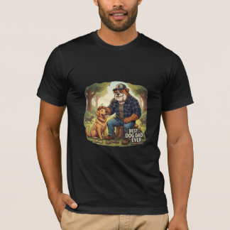 El Mejor Papá Perro del Mundo – Camiseta Divertida