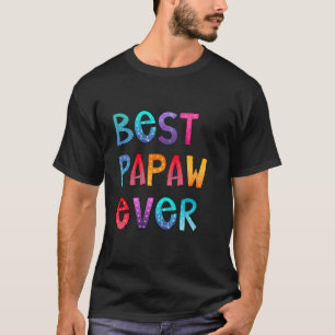 El mejor papa siempre colorido, la camiseta de pap