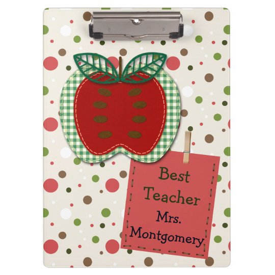 El mejor profesor Apple personalizado Carpeta De Pinza