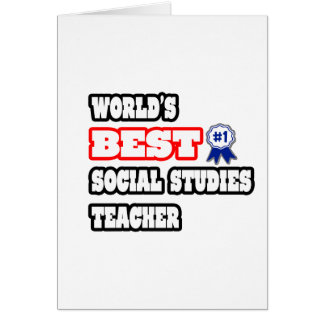 El mejor profesor de Estudios Sociales del Mundo