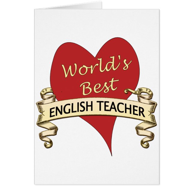 El mejor profesor de inglés del mundo (Frente)