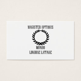 El mejor profesor de Latín del mundo (masculino)