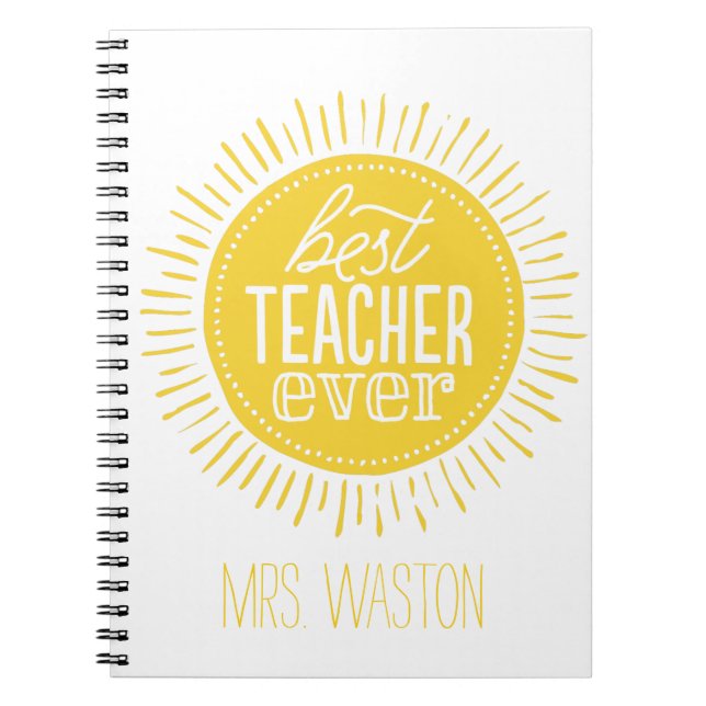 El mejor profesor nunca, cuaderno de encargo (Frente)