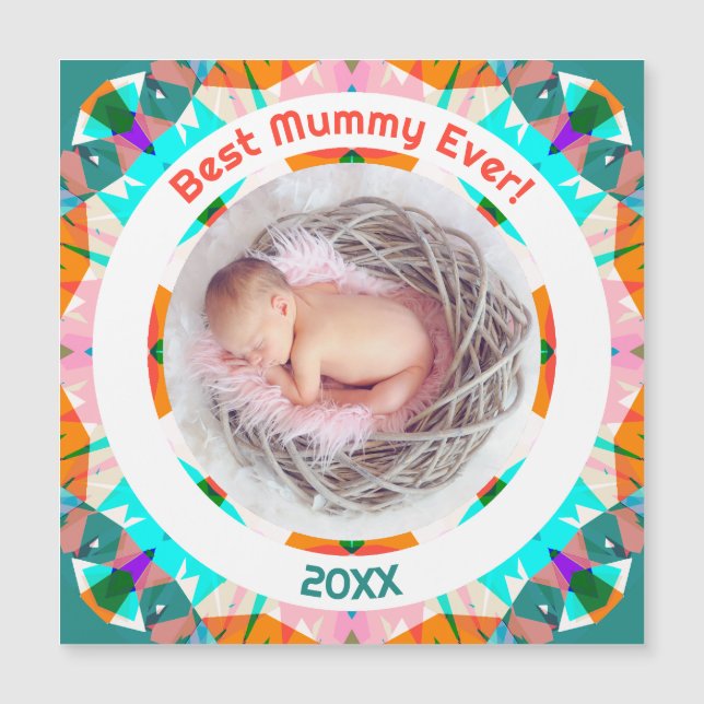 El mejor regalo de foto de mamá del día de la madr (Anverso)