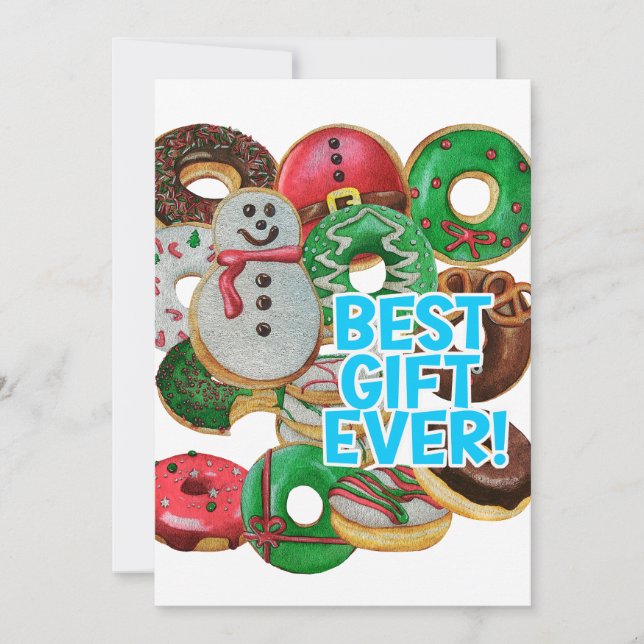 ¡El mejor regalo de todos! Donas de Navidad (Anverso)