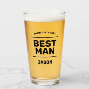 El mejor regalo del vidrio de cerveza del hombre