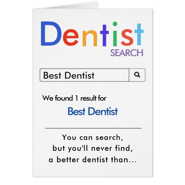 El mejor regalo para los dentistas (Frente)
