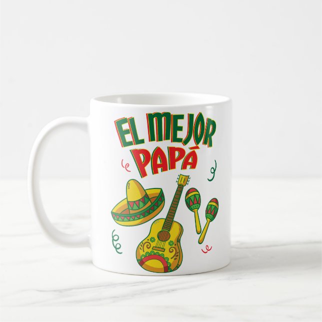 El mejor regalo siempre español de la taza de café (Izquierda)