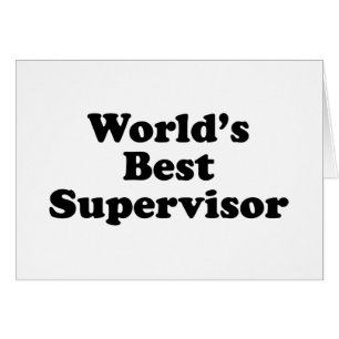 El mejor supervisor del mundo