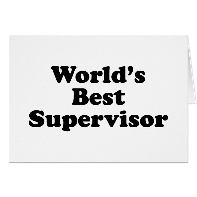 El mejor supervisor del mundo (Anverso (Horizontal))