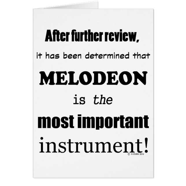 El Melodeón más importante (Frente)