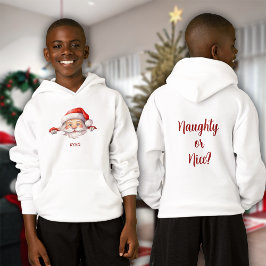 El mensaje y el nombre personalizados de Santa est